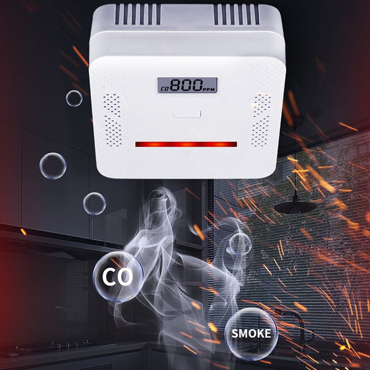 XY-S510COM 2 in 1 Carbon Monoxide Smoke Composite Alarm Detector without Battery XY-S510COM 2 in 1 Carbon Monoxide Smoke Composite Alarm Detector without Battery